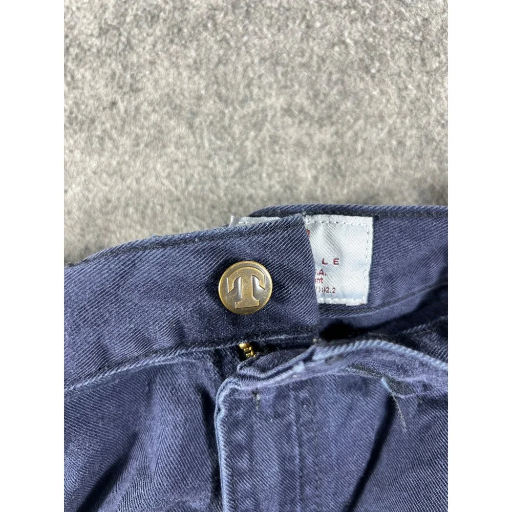 Tyndale FR Flame Resistant Chino Pants Mens 40x31 Blue Straight Leg Workwear USA